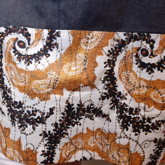 Idy Xotica African Designer Midi Dress Puff Sleeve Limited Edition Woodin Fabric - Picture 11 of 14